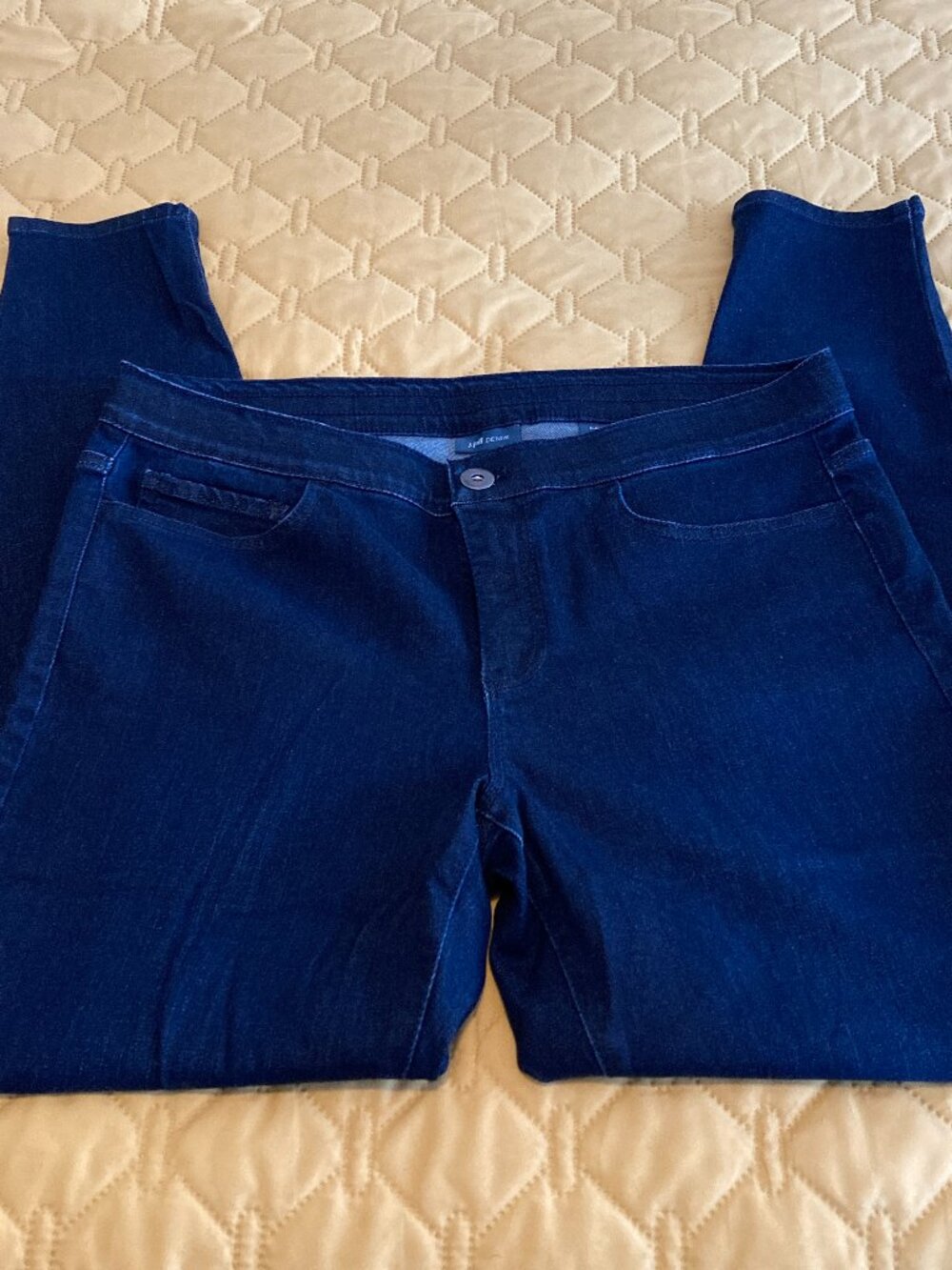 J. Jill Denim 5 Pocket Dark Blue Leggings Size 10